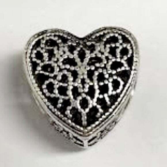 Sterling Silver Pandora Filligree Heart - Picture 1 of 1